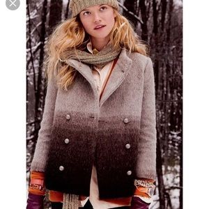 J. Crew Collection Ombre Horizon Coat Size 4